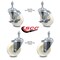 Service Caster 4 Inch Nylon Wheel Swivel 3/8 Inch Threaded Stem Caster Brakes SCC, 2PK SCC-TS20S414-NYS-381615-2-TLB-2 - alternate 3